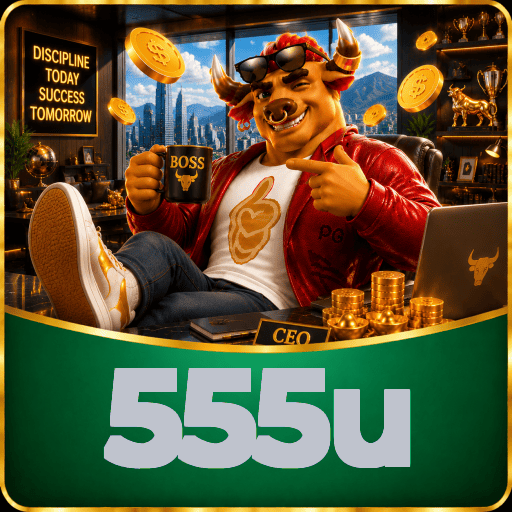 555u Logo - Bônus com Rollover Justo